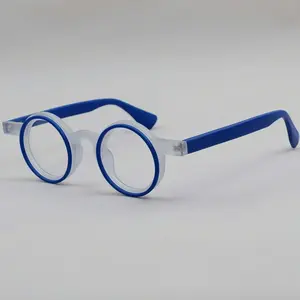 Small Frame Round Acetate Reading Glasses Men Women Clear Lens Glasses Frames