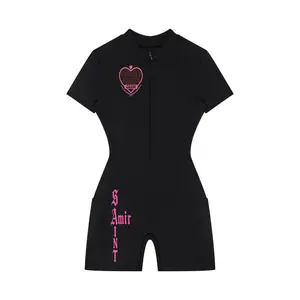 Heart crew Zip Romper
