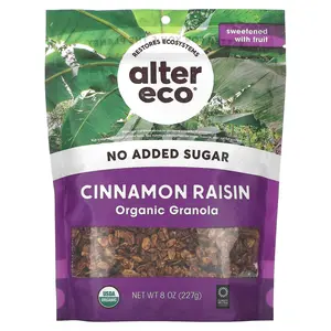 Alter Eco Organic Granola, Cinnamon Raisin, 8 oz (227 g)
