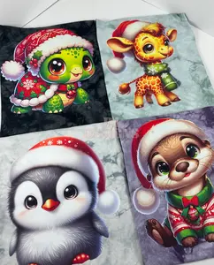 Christmas Animals Tie Dye Shirt