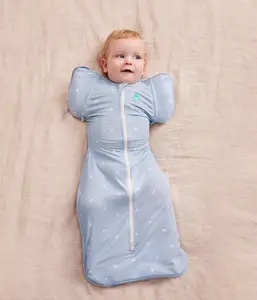 Swaddle Up™ 2-in-1 Transition Bag 1.0 TOG Viscose from Bamboo Mist Blue Boats