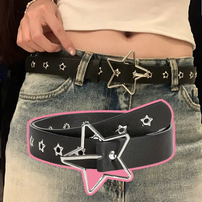Star Leather Belt