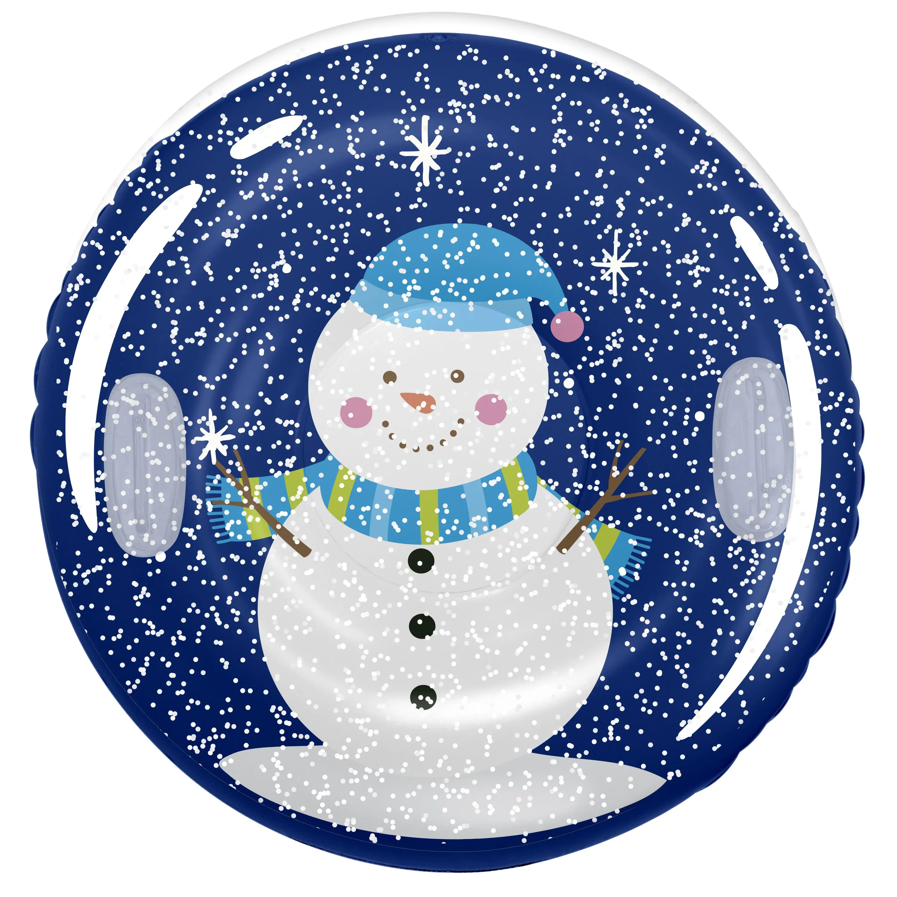 Snow Globe 43" Winter Wonderland Snow Tube Filled with foam Snow & Holographic Glitter by Snow Candy