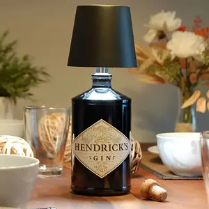 Wireless bottle light, USB rechargeable desk lamp, LED touch bottle light, decorative light, 7-color adjustable light, suitable for wine tequila bottles, beer bottles, suitable for bars, parties, and outdoor dining Led Desk Lamp