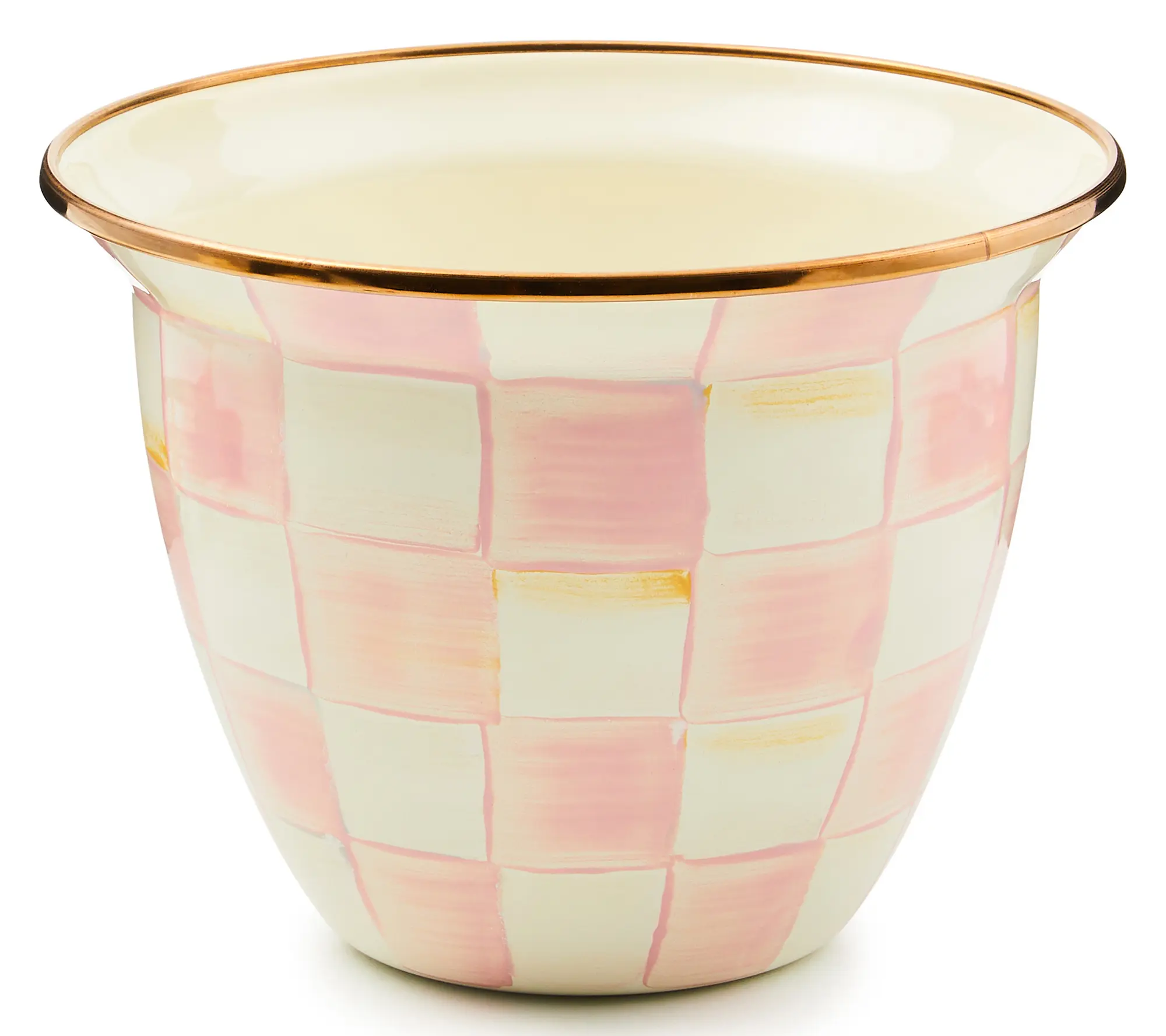 MacKenzie-Childs Check Large Flower Pot