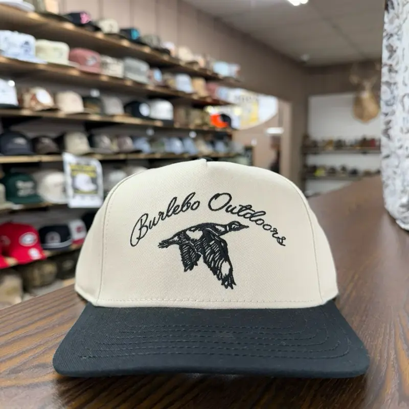 Burlebo Outdoors Vintage Duck Hat - Cream/Black