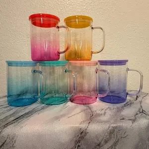 16oz Colored Mugs - Reusable Drinkware in Vibrant Colors for Everyday Use