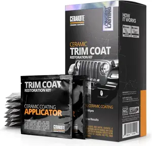 Ceramic Trim Coat Kit - Quick Plastic Trim Restorer - Ceramic Coating Guaranteed Restoration to Last Over 200 Washes – A Ceramic Coating, Not a Dressing