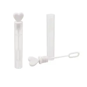 Heart-Shaped Wedding Bubble Favors - 36 Pack