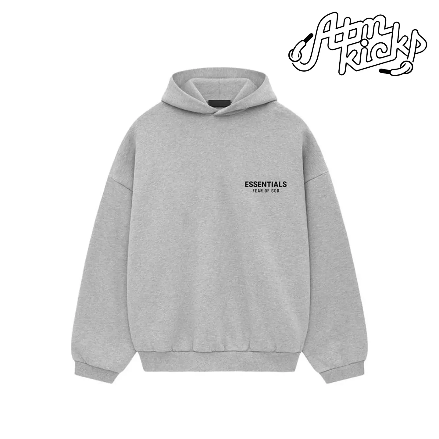 Fear of God Essentials Fleece Hoodie II 'Light Heather Grey' FW24 Authentic Brand New Fashion Streetwear Hypebeast Limited Gift