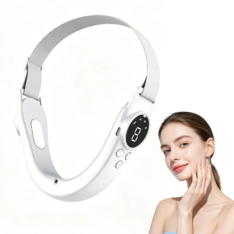 V-Face Machine with LED Screen – 9 Intensities Electric Double Chin Device, Facial Massager for Jawline, Face massager Tool for Home Use nourish max