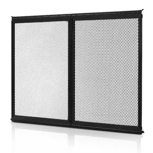 VEVOR RV Screen Door Protector, 26.5x20 inch Door Grille, Easy to Install and Disassemble, Reinforced Breathable Protective Mesh, Aluminum Alloy Camper RV Entry Protector for Pet Protection, Black