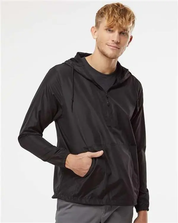 Independent Trading Co. EXP54LWP Lightweight Quarter-Zip Windbreaker Pullover Jacket