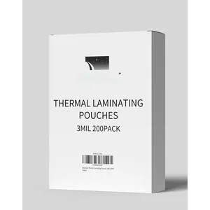 Thermal Laminating Pouches, 9 x 11.5 Inches, 3 Mil, Letter Size, Clear, 200 Pack,  Laminating Sheets