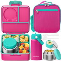 B5.Lunch Set-Fuchsia & Teal