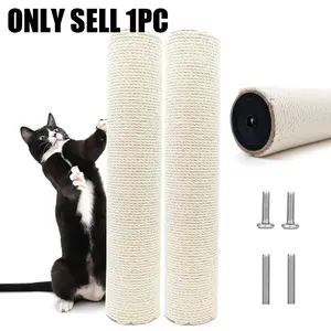 1PC Pet Cat Scratching Post for Cat Tree DIY Cat Climbing Frame Replacement Post Kitten Toy Sisal Rope Entangle Scratch Furniture