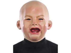 Crying Baby Infant Full Latex Mask