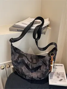 Camouflage Pattern Shoulder Dumpling Bag, Casual Versatile Crossbody Bag, Stylish and Practical for Daily Use, Perfect for All Occasions