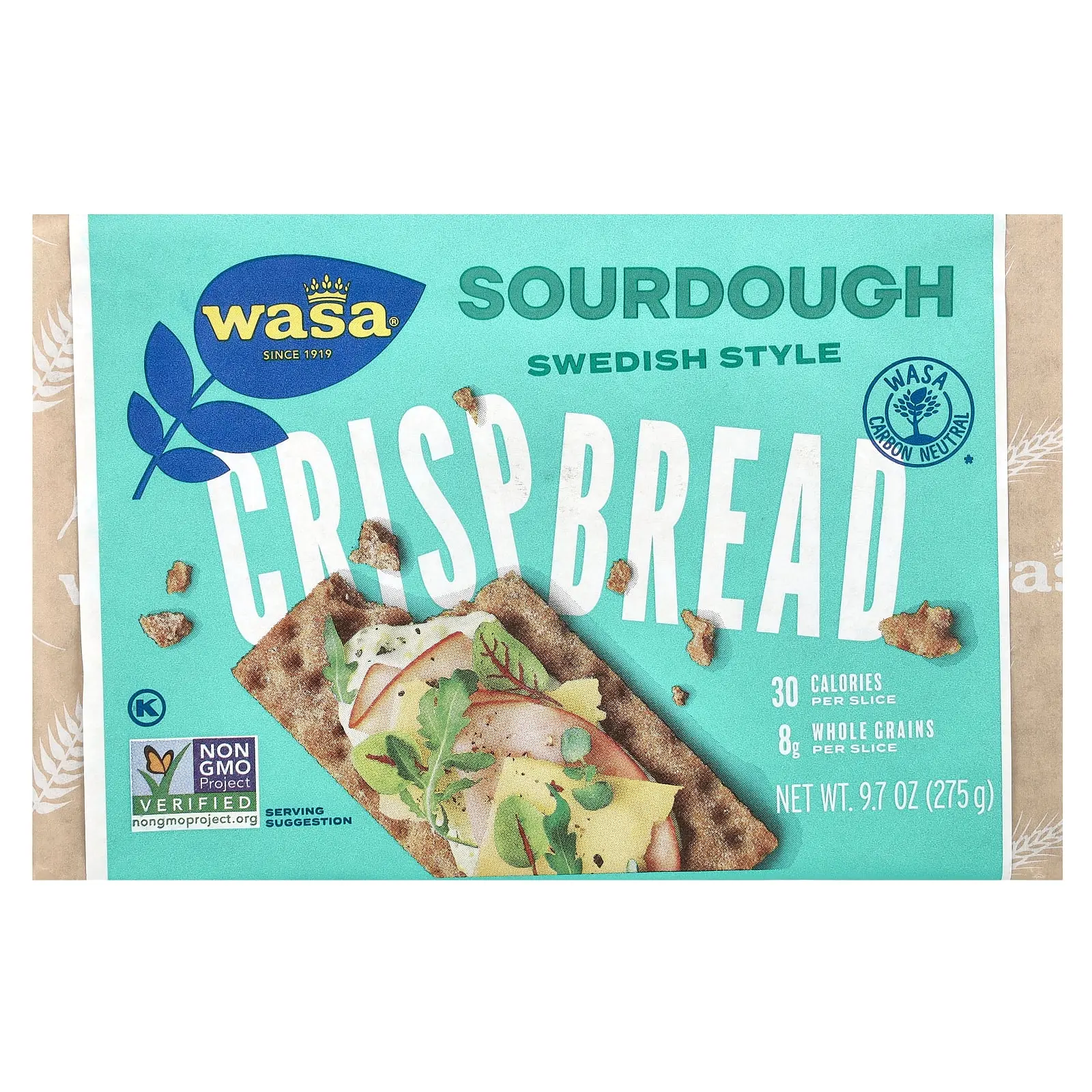 Wasa Flatbread Crispbread, Sourdough, 9.7 oz (275 g)