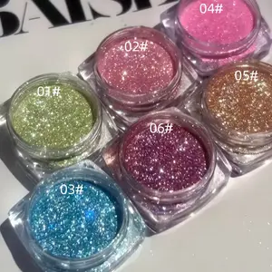 Dream Aurora Fine Glitter Powder High Gloss Multi-Color Eye Makeup Nail Beauty Cosmetics, Daily Party Use