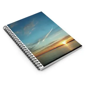 Drift Away Notes, Spiral Notebook, Ruled Line, Therapeutic moments journal, scratch notebook, sunset diary, Bible study notebook