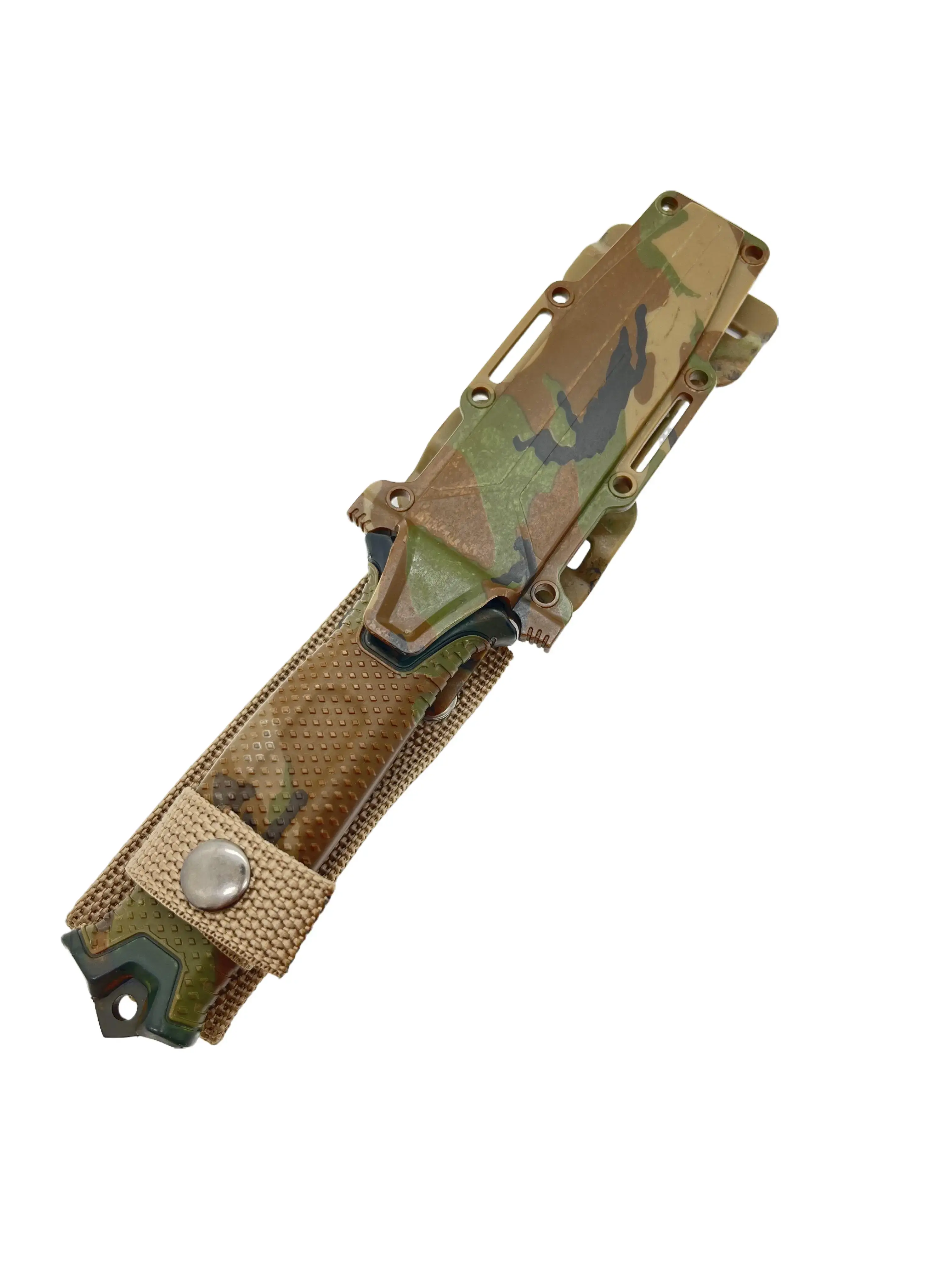 Camping Fixed Blade Knife, Camo handle & Sheath, Portable, Cool design, outdoor gear