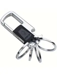 Metal Keychain with Detachable Key Rings, Bottle Opener Keychain, Creative Gift for Men & Women, Fashion Accessories for Daily Use, Multitool Keychain Opener