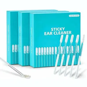 Reusable Ear Canal Cleaning Stick, Sticky Gentle Ear Care Tool, 3 Boxes 72 Pieces, Safe and Effective Ear Hygiene Solution