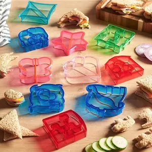 32 One Sandwich Slicer with Fan Fork, 10 One Mold Slicer with Free of BPA +12 One Wholesale Stainless Steel Fruit Vegetable Slicing Machine +10 One Fruit Fork