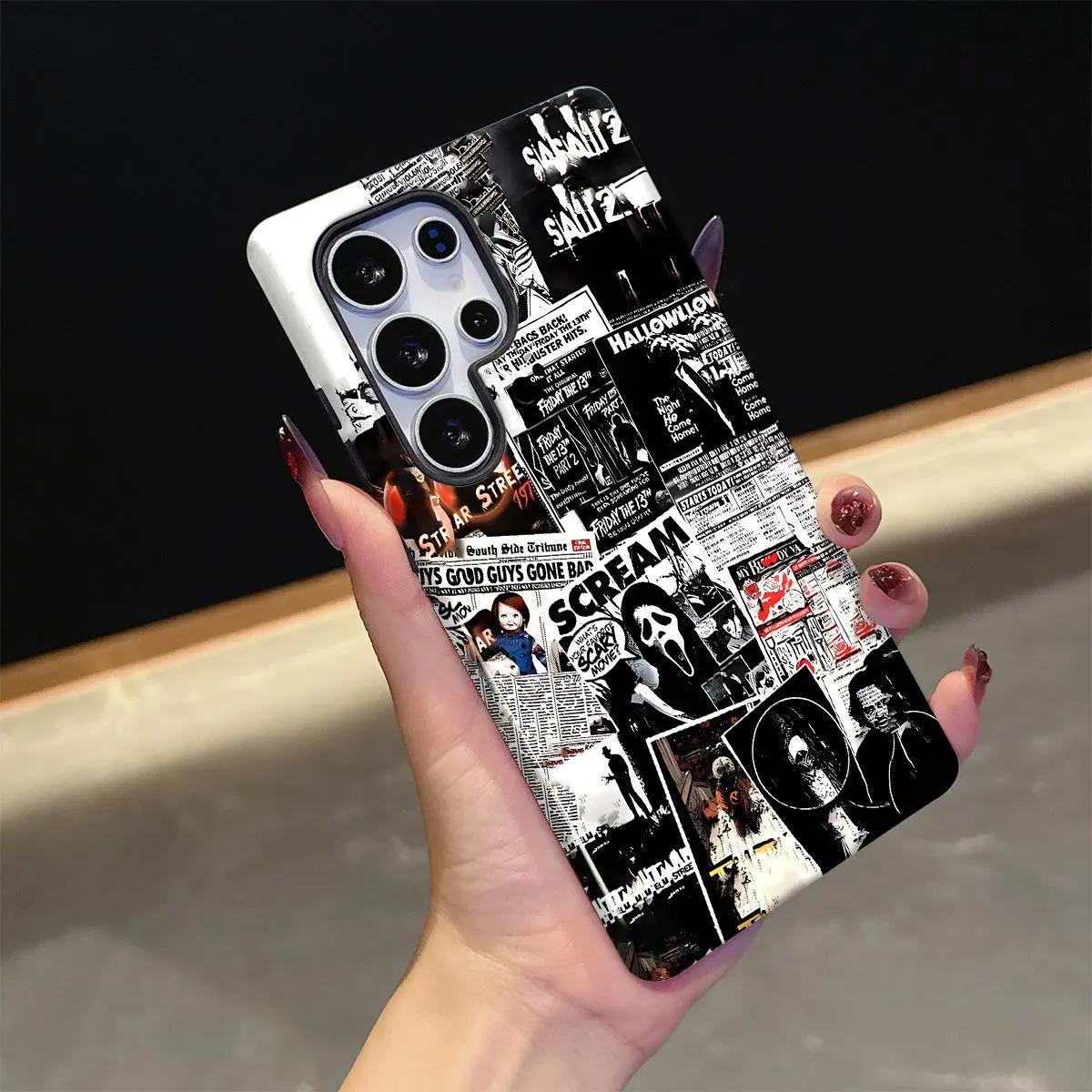 Horror Movie Enjoyer Phone Case Halloween Scary Scream Terrifier For SAMSUNG GALAXY S21 S22 S23 S24 S25 ULTRA PLUS case 203-94