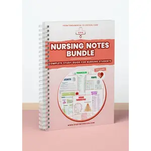 Ultimate Nursing Notes Bundle 150+ Pages | Spiral-Bound Study Guide for Nursing Students