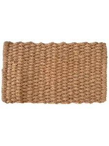 Durable Rectangular Embedded Rope Mat, Household Textile Carpet for Indoor Use