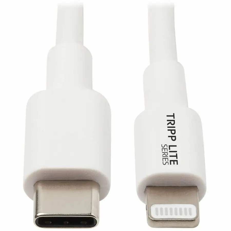 Tripp Lite 3ft Lightning to USB C Charging Cable Apple iPhone iPad M102003WH