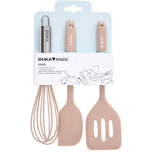 Set of Three Silicone Cooking Utensils