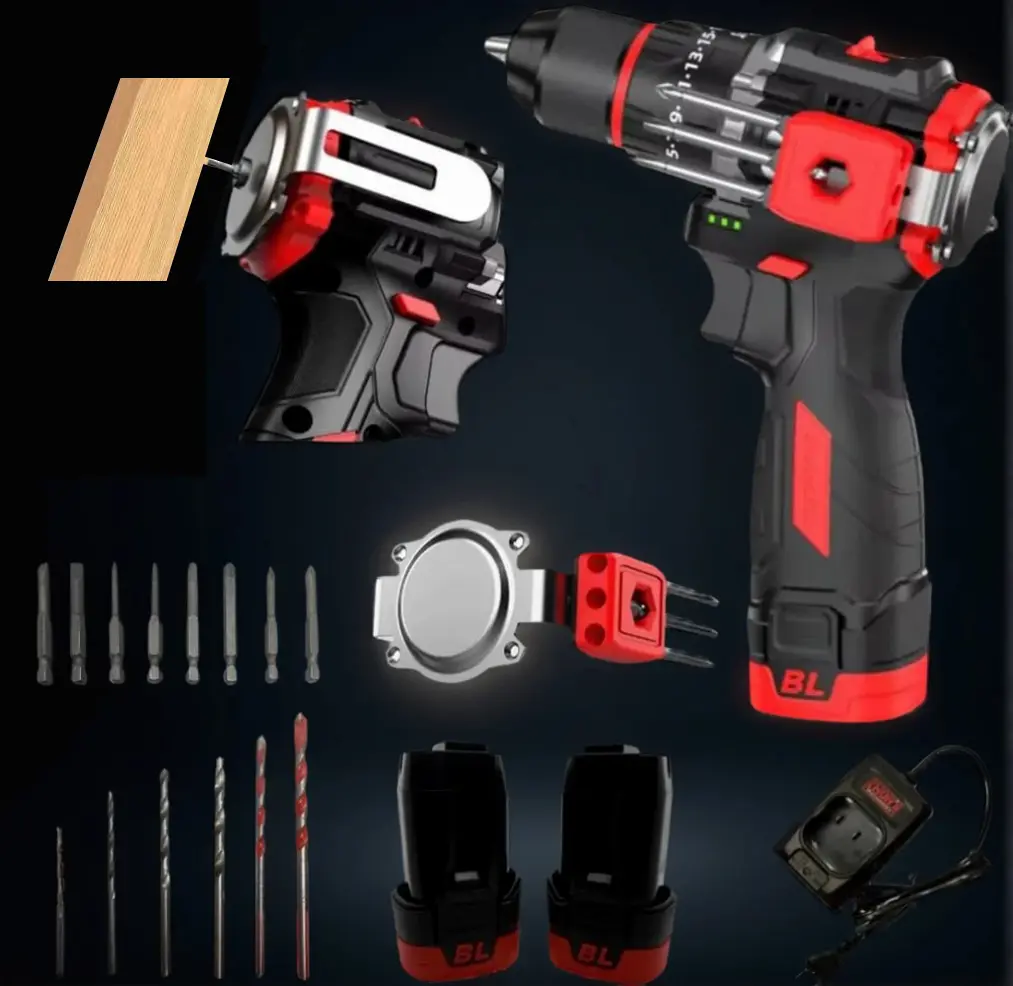 Cordless Industrial Drill Power Tools Tool Kit Cordless Industrial Drill Power Tools Tool Kit