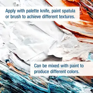 1pc 3.38oz/10.15oz professional acrylic modeling paste - a compact, full-bodied gel designed for texturing on canvas, ideal for thick coating and solid relief processes - can be used on canvas and walls.