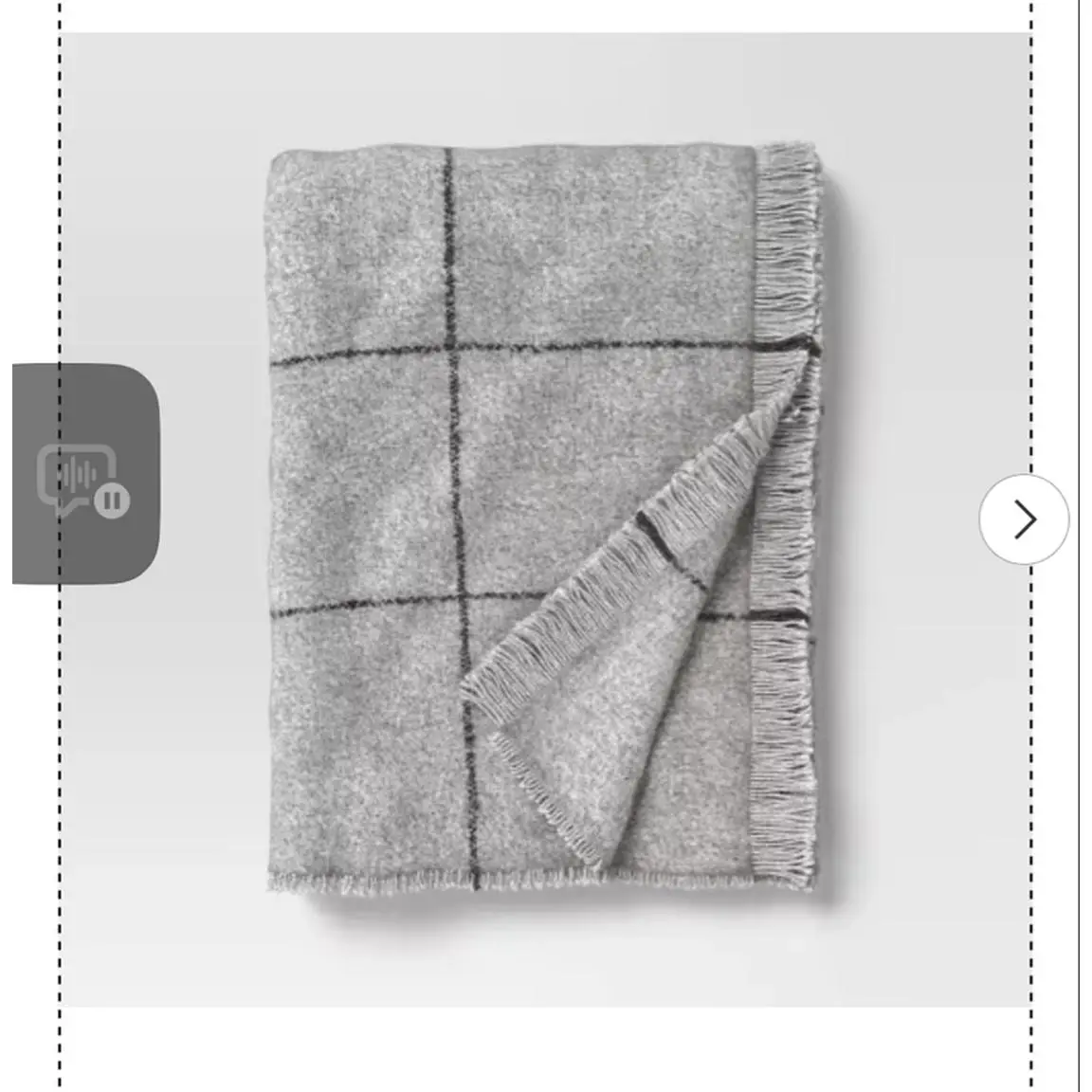 Gray Throw Blanket 50x60 inches Soft and Cozy for Home Decor