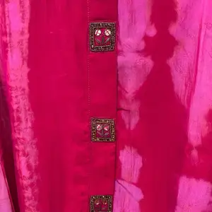 Silk Chiffon A-Line Dress in Hot Pink for Women - Casual Style with Button Detail and Embellished Design - Womenswear classy dress sunday green puff sleeve elegant sleeveless spotty maxi easter Solid Color Stretch Women's Mini Matte prom fitted Sexy Strap