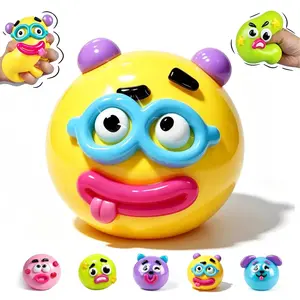 NEW Smushers Squishy CutieToy, Funny Face Curiosities Dog Face SwapSquishy, Soft Moldable Anxiety Stress ReliefToy, Portable Sensory Decompression PartyFavors, Cute Squishies