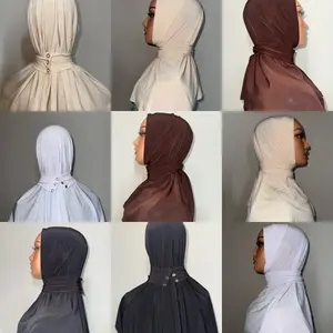 High quality hijab sandy instant hijab -easy wear -2025 Formal For Muslim