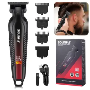 Portable Hair Trimmer, Electric Cordless Hair Clipper with Limited Comb, Professional Hair Trimmer for Men, Great for Stylists Barbershop Salon Home Use