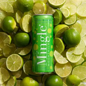 Mingle Mocktails Key Lime Margarita Beverage 12 OR 24-Can Pack – Your Citrus Twist in a Can