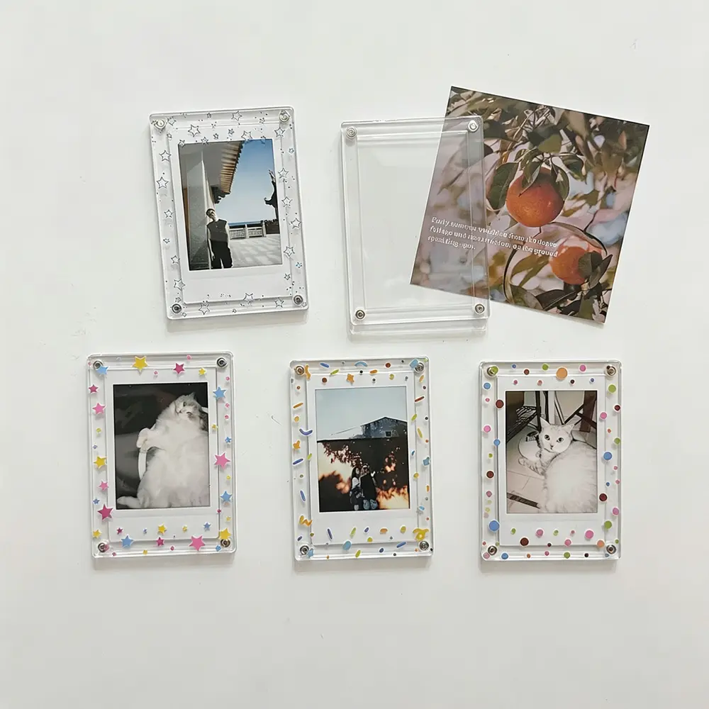 Set of 8: photo magnet, diy fridge magnet, refrigerator magnets, refrigerator decor magnet, magnetic frame,