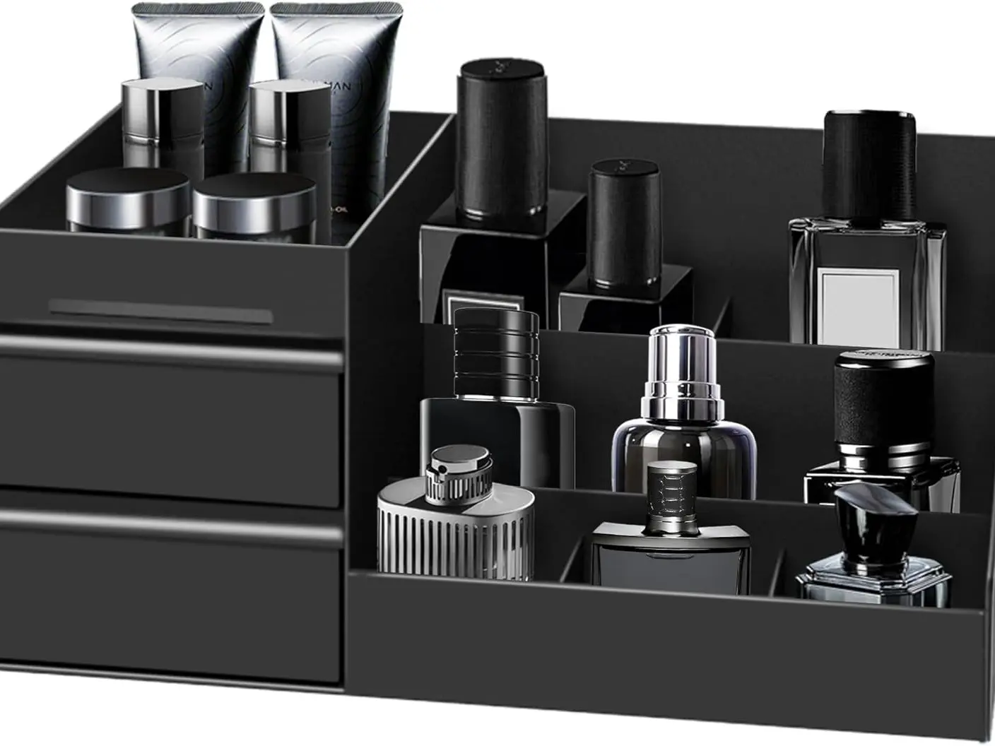Mens Organizer,Cologne Organizer for Men,Perfume Organizer,Cologne Stand,Perfume Stand,Organizador de Perfumes,Bathroom Countertop Storage,Shelf for Bathroom Counter,Easter Gifts for Men