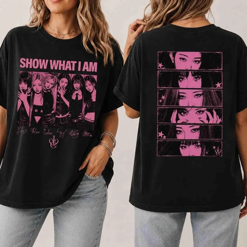 Comfort color IVE World Tour 2026 T-Shirt – Show What I Am Concert Graphic Tee for K-Pop Fans