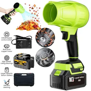 850CFM 55000RPM Cordless Leaf Blower with 2 Batteries - 60Min Runtime Handheld Electric Blower for Yard Cleaning