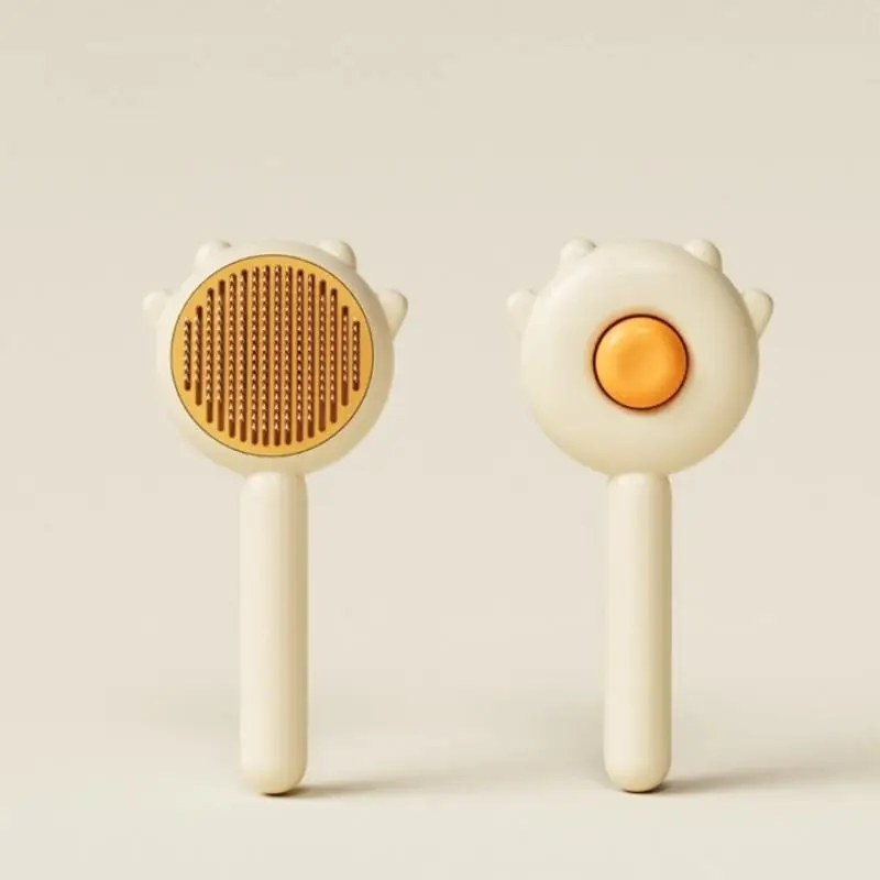 Pet Grooming Brush, 1 Count Pet Hair Removal Comb, Pet Grooming Tool for Dog & Cat