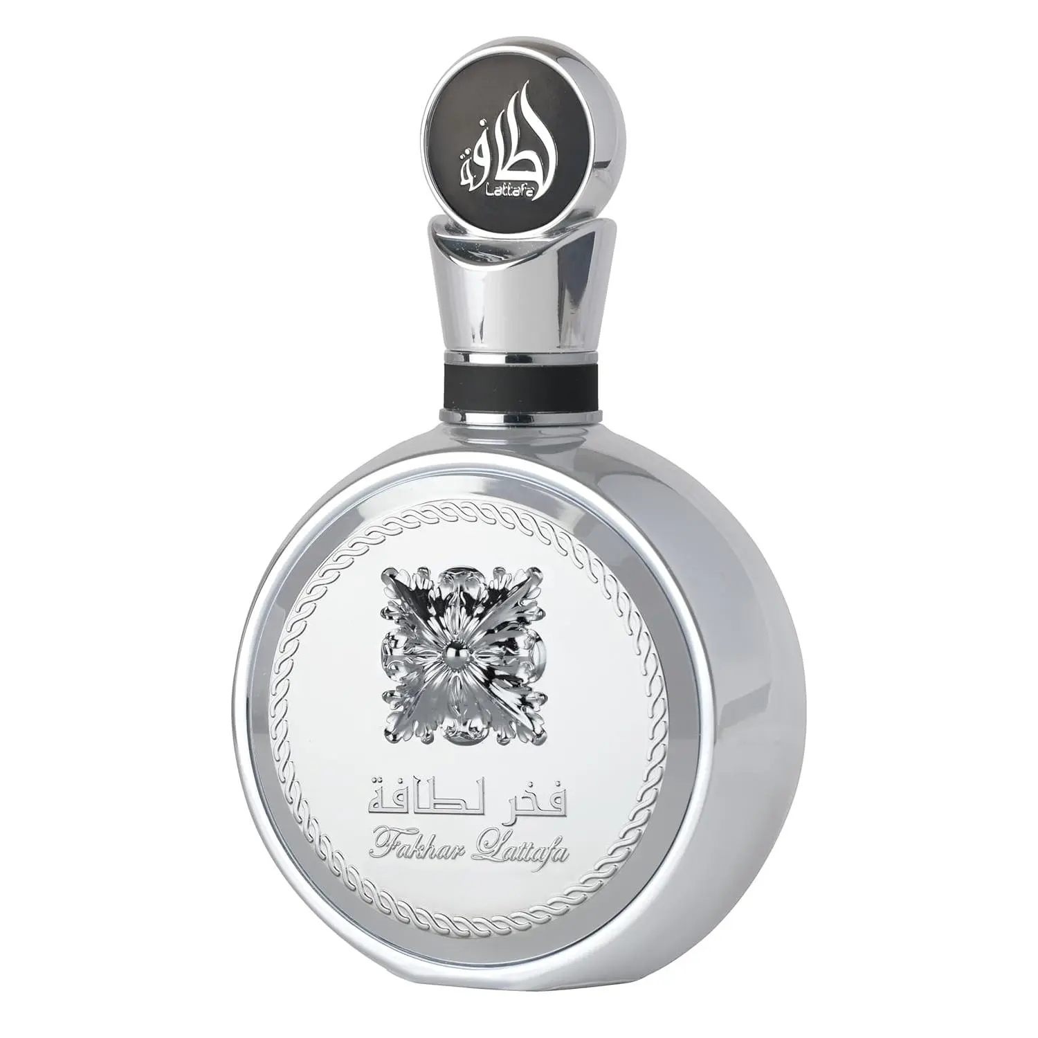 Lattafa Fakhar Platin – Citrus, Spicy, Aromatic, Woody – Eau de Parfum Spray Long-Lasting Fragrance for Unisex, 3.4 Ounce / 100 ml