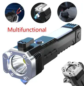 Multi-Function Flashlight, Very Bright, Waterproof, Outdoor Portable Warning Light, Camping Light, Outdoor Flashlight, Camping Flashlight