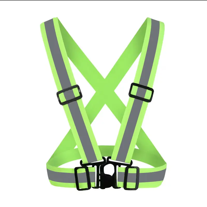 5x2 elastic strap fluorescent green